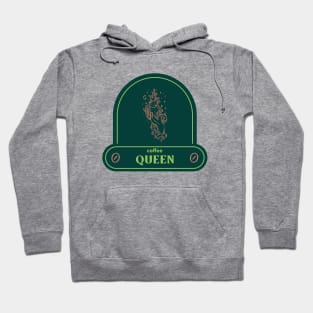 coffee queen retro vintage Hoodie